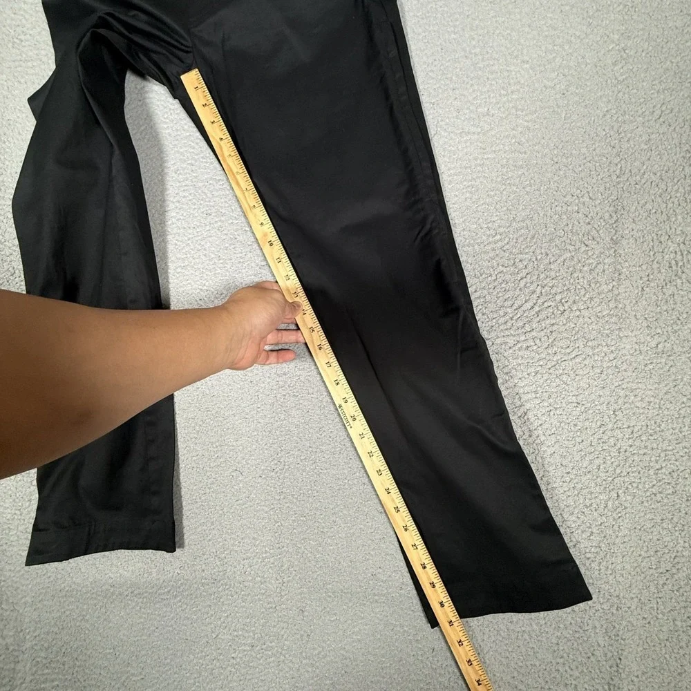 RLX Ralph Lauren Pants Mens 32x31 Black Ankle Zip‎ Golf Chino Straight Fit Logo